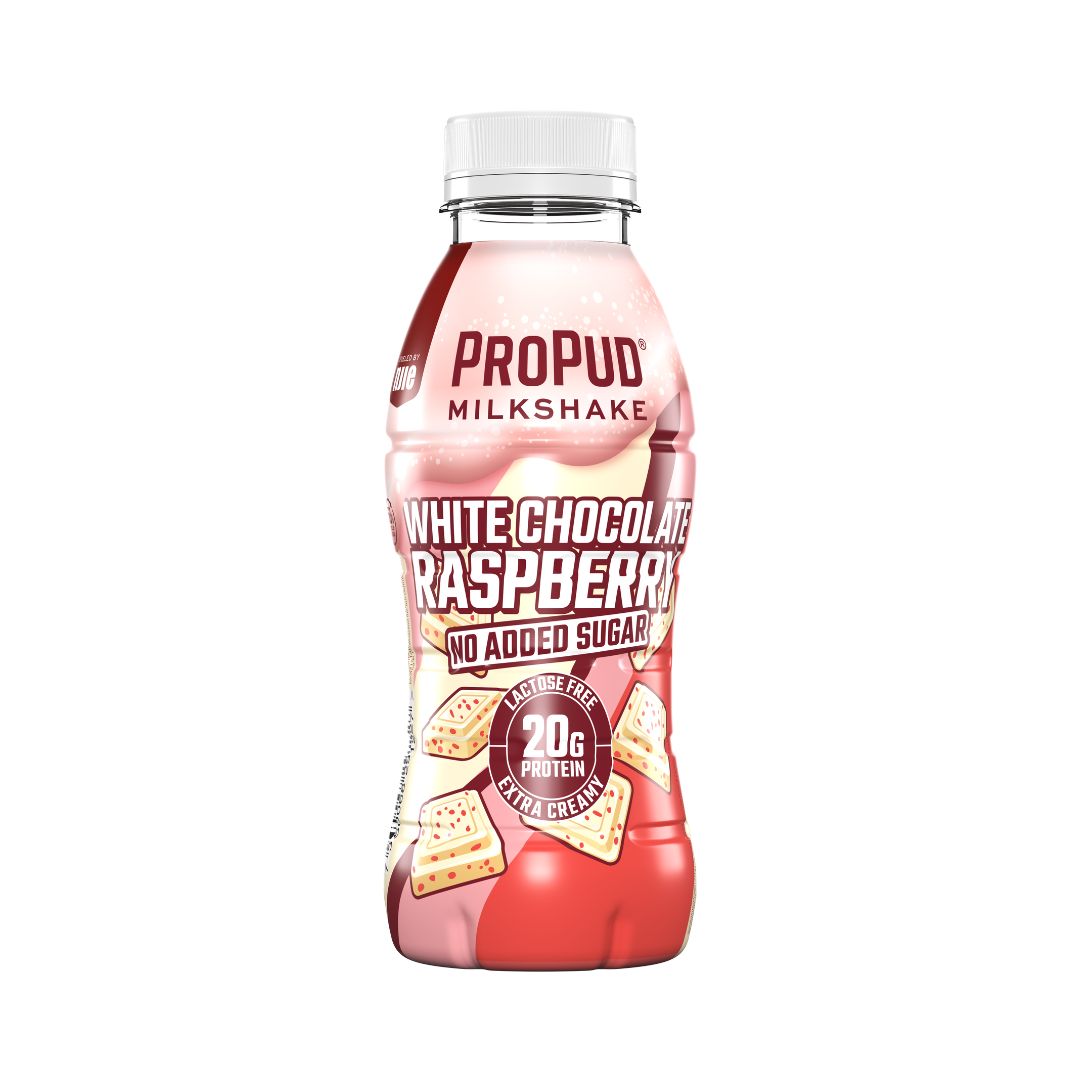 Batido de Proteínas sabor Chocolate blanco y Frambuesa Pack 8x 330ml